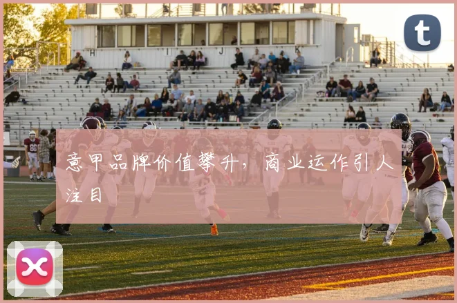 意甲品牌价值攀升，商业运作引人注目